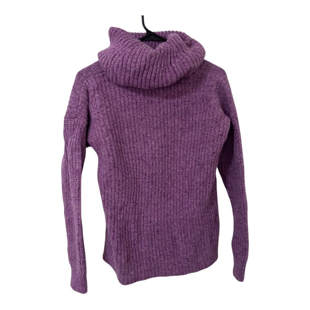Ralph Lauren wool alpaca blend Cozy Purple Turtleneck knit Sweater